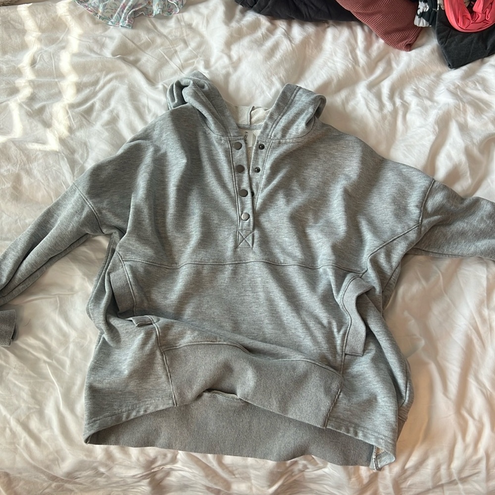 altard state AS revival grey sweatshirt with hoodie
